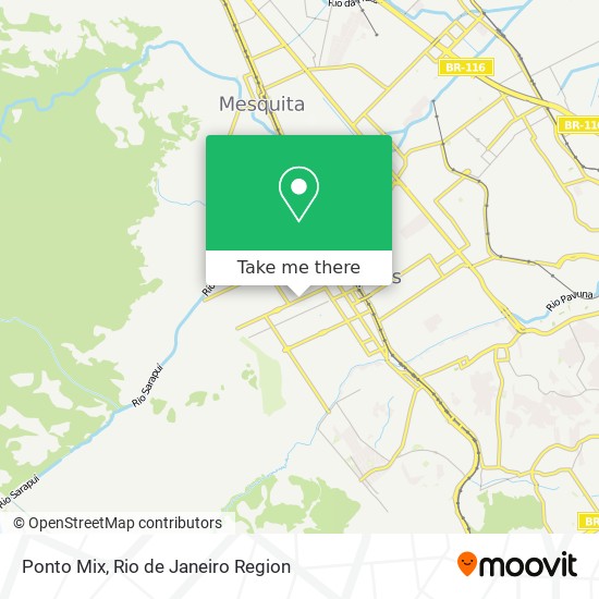 Ponto Mix map