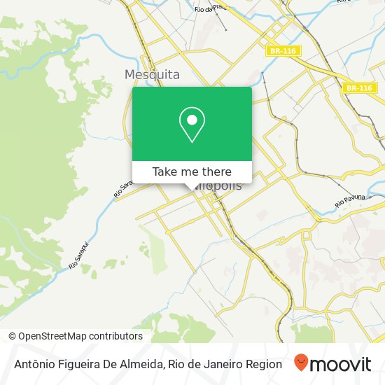 Antônio Figueira De Almeida map