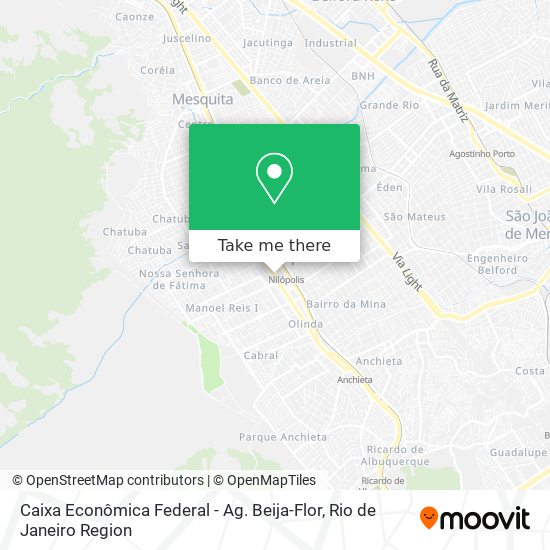 Caixa Econômica Federal - Ag. Beija-Flor map