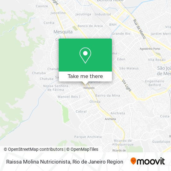 Raissa Molina Nutricionista map