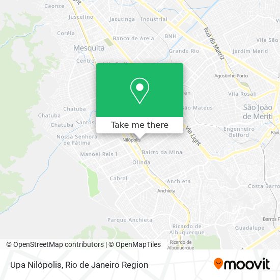 Upa Nilópolis map