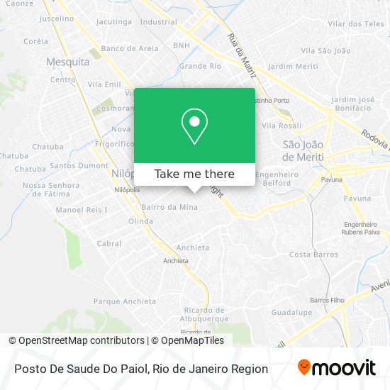 Posto De Saude Do Paiol map