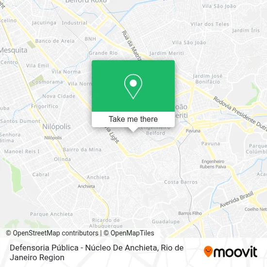 Defensoria Pública - Núcleo De Anchieta map