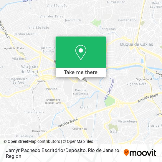 Jamyr Pacheco Escritório / Depósito map