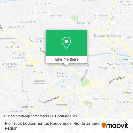 Rio Truck Equipamentos Rodoviários map