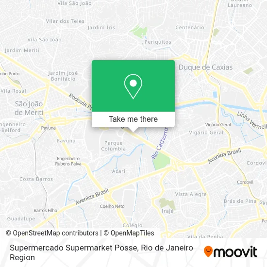 Supermercado Supermarket Posse map