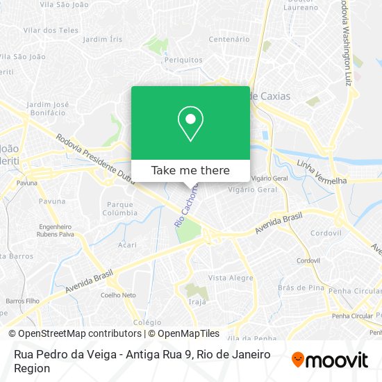 Mapa Rua Pedro da Veiga - Antiga Rua 9