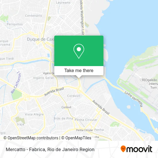 Mercatto - Fabrica map