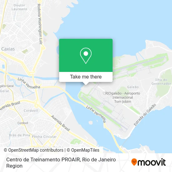 Centro de Treinamento PROAIR map