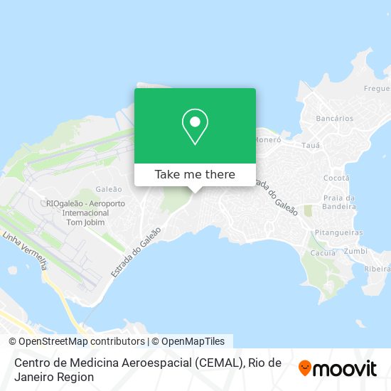Centro de Medicina Aeroespacial (CEMAL) map