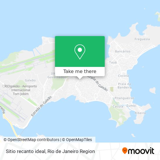 Sitio recanto ideal map