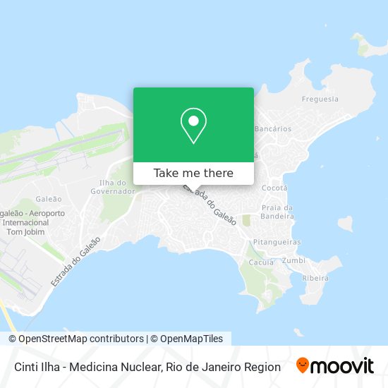 Cinti Ilha - Medicina Nuclear map