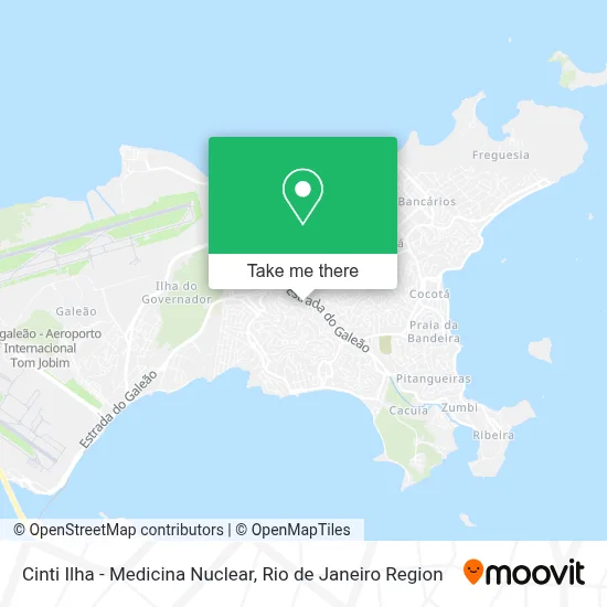 Cinti Ilha - Medicina Nuclear map