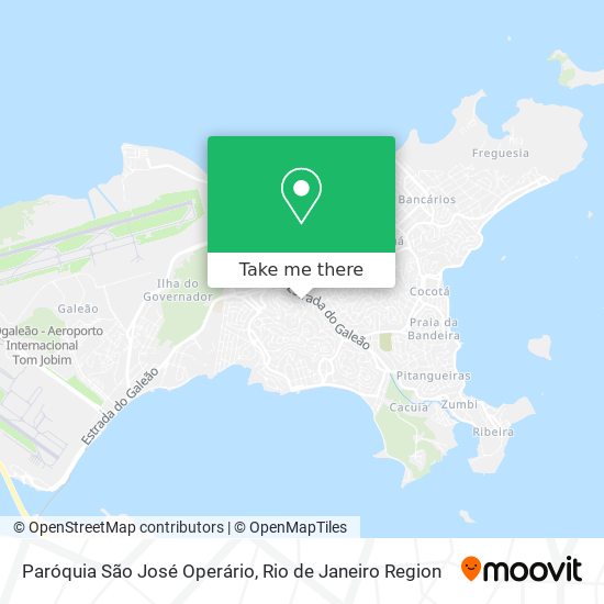 Mapa Paróquia São José Operário