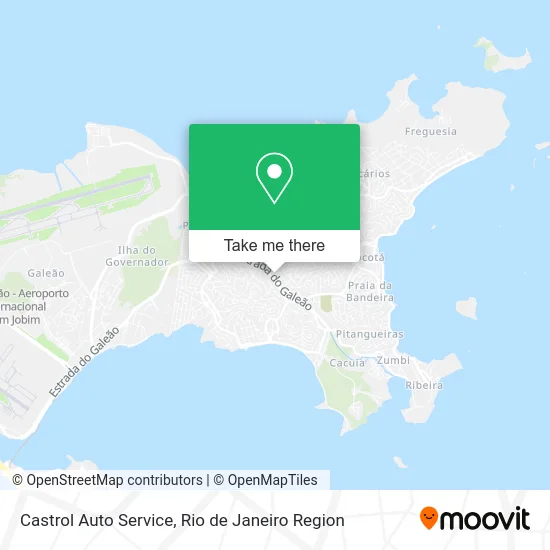 Castrol Auto Service map