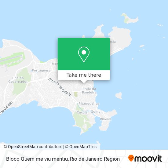 Bloco Quem me viu  mentiu map