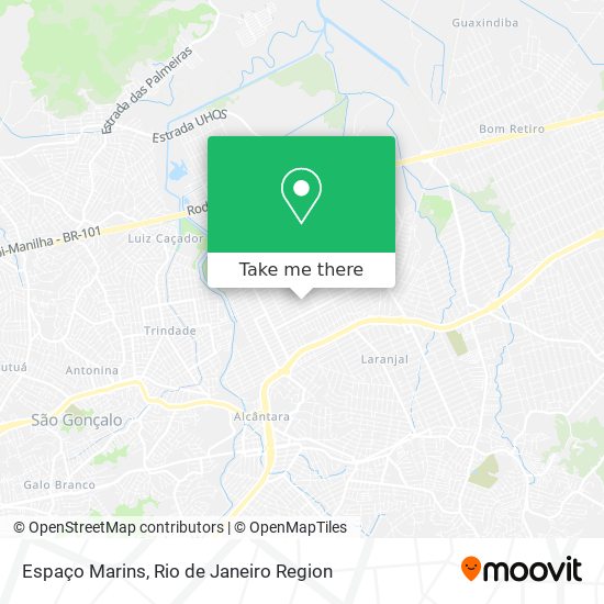 Espaço Marins map