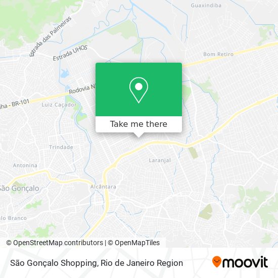 Mapa São Gonçalo Shopping