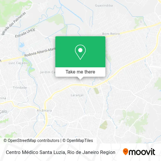 Centro Médico Santa Luzia map