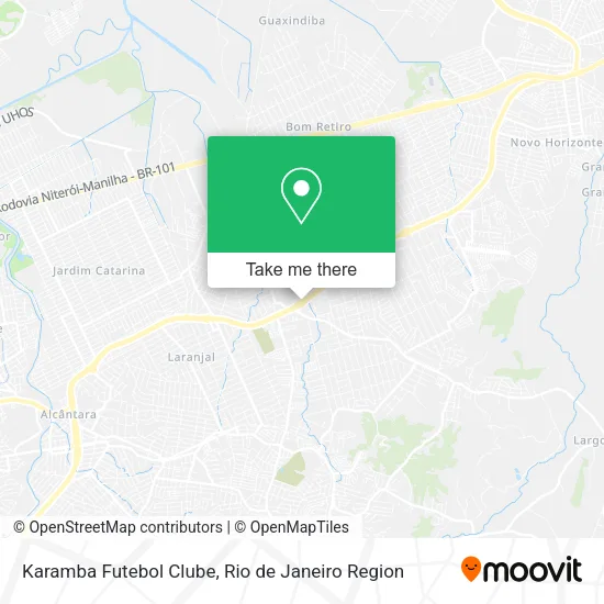 Karamba Futebol Clube map
