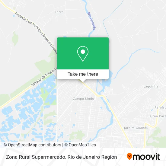 Zona Rural Supermercado map