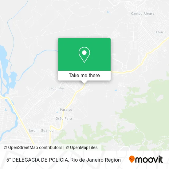5° DELEGACIA DE POLICIA map