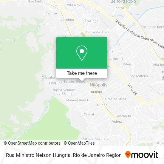 Rua Ministro Nelson Hungria map