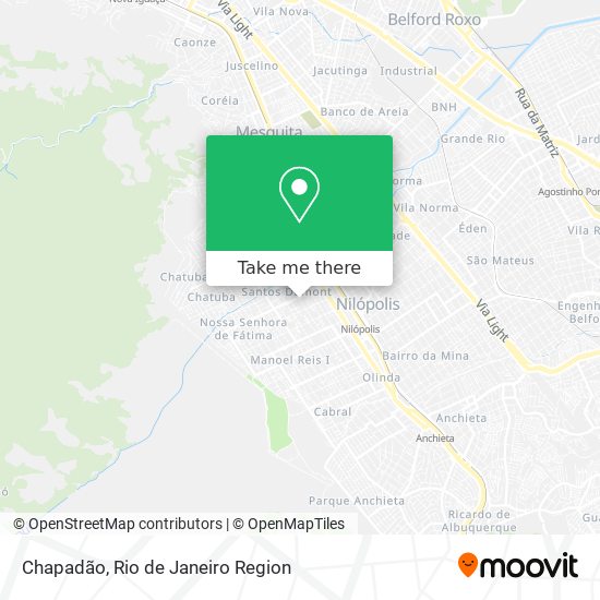 Chapadão map