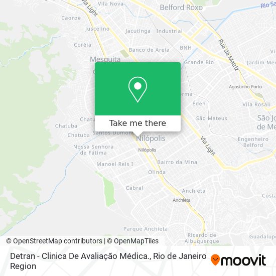 Detran - Clinica De Avaliação Médica. map