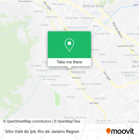 Sítio Vale do Ipê map