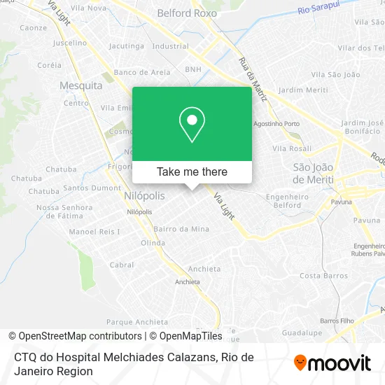 CTQ do Hospital Melchiades Calazans map