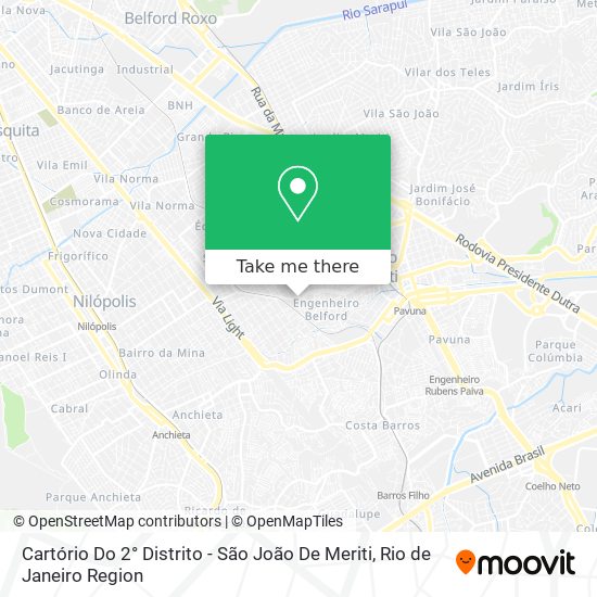 Cartório Do 2° Distrito - São João De Meriti map
