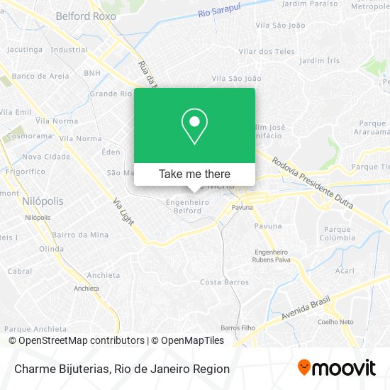 Charme Bijuterias map