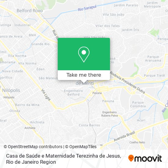 Casa de Saúde e Maternidade Terezinha de Jesus map