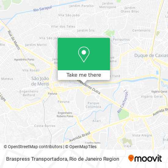 Braspress Transportadora map