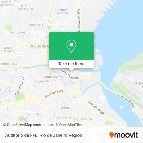 Auditório da FFE map