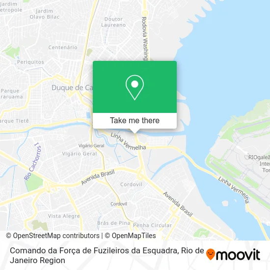Comando da Força de Fuzileiros da Esquadra map