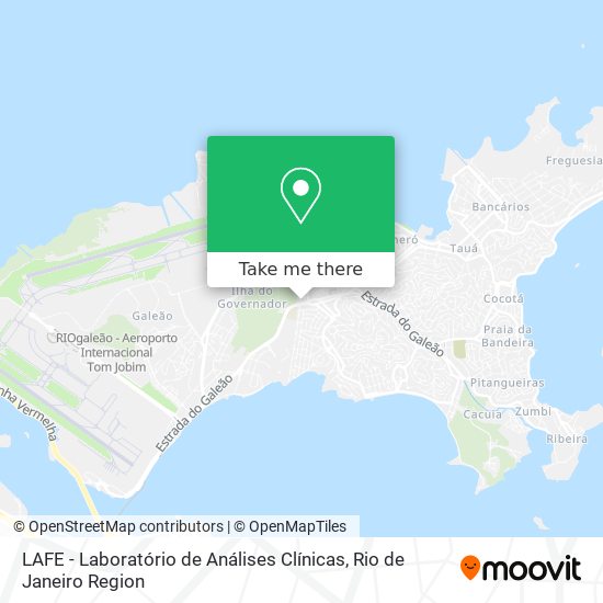 LAFE - Laboratório de Análises Clínicas map