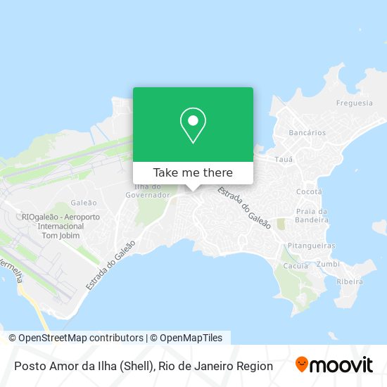 Mapa Posto Amor da Ilha (Shell)