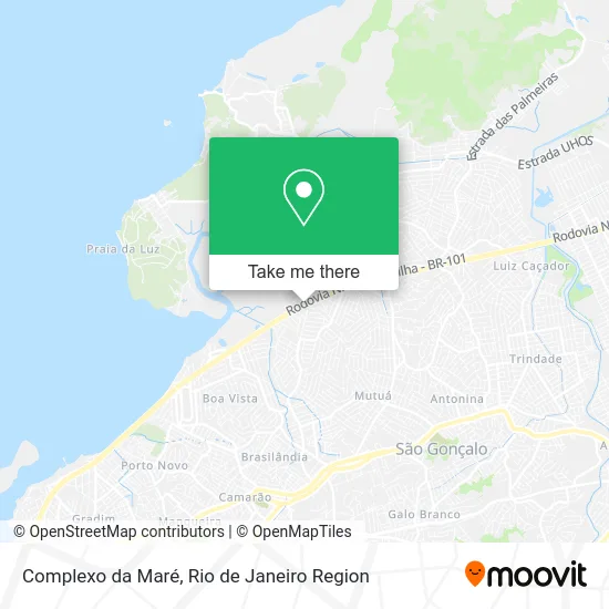 Complexo da Maré map