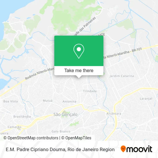 E.M. Padre Cipriano Douma map