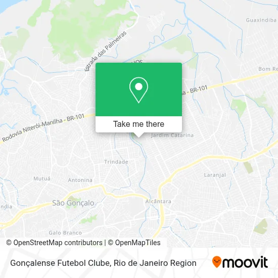 Gonçalense Futebol Clube map