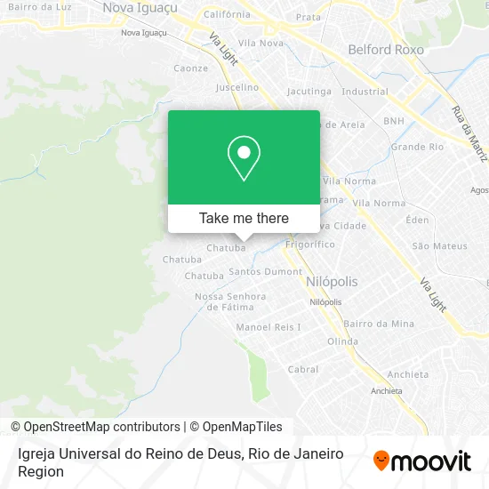 Igreja Universal do Reino de Deus map