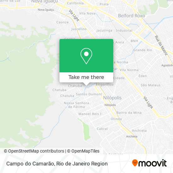 Campo do Camarão map