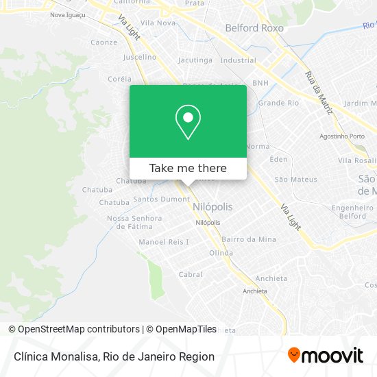 Clínica Monalisa map