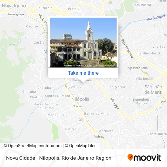 Nova Cidade - Nilopolis map