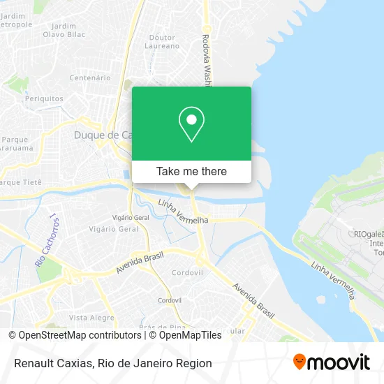 Renault Caxias map