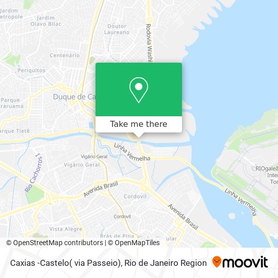 Caxias -Castelo( via Passeio) map