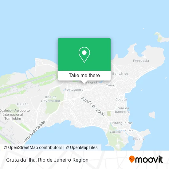 Gruta da Ilha map