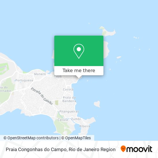 Mapa Praia Congonhas do Campo